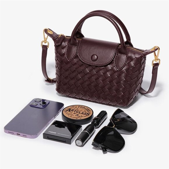 🆕 Fuvezix Leather Crossbody Bag Women Silver Fashion Clutch Luxury Handbag - Picture 3 of 6